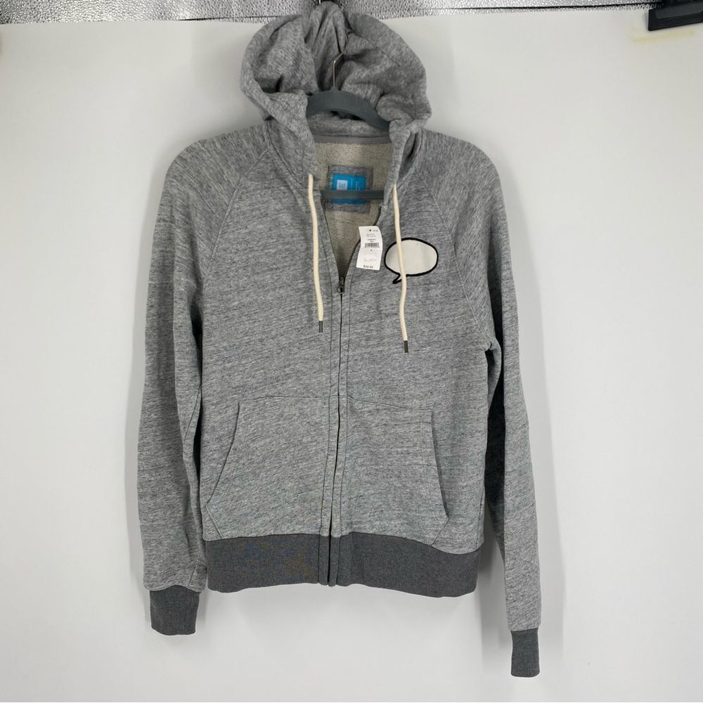 GAP Gray Zip-Up Men's Sweatshirt size S
